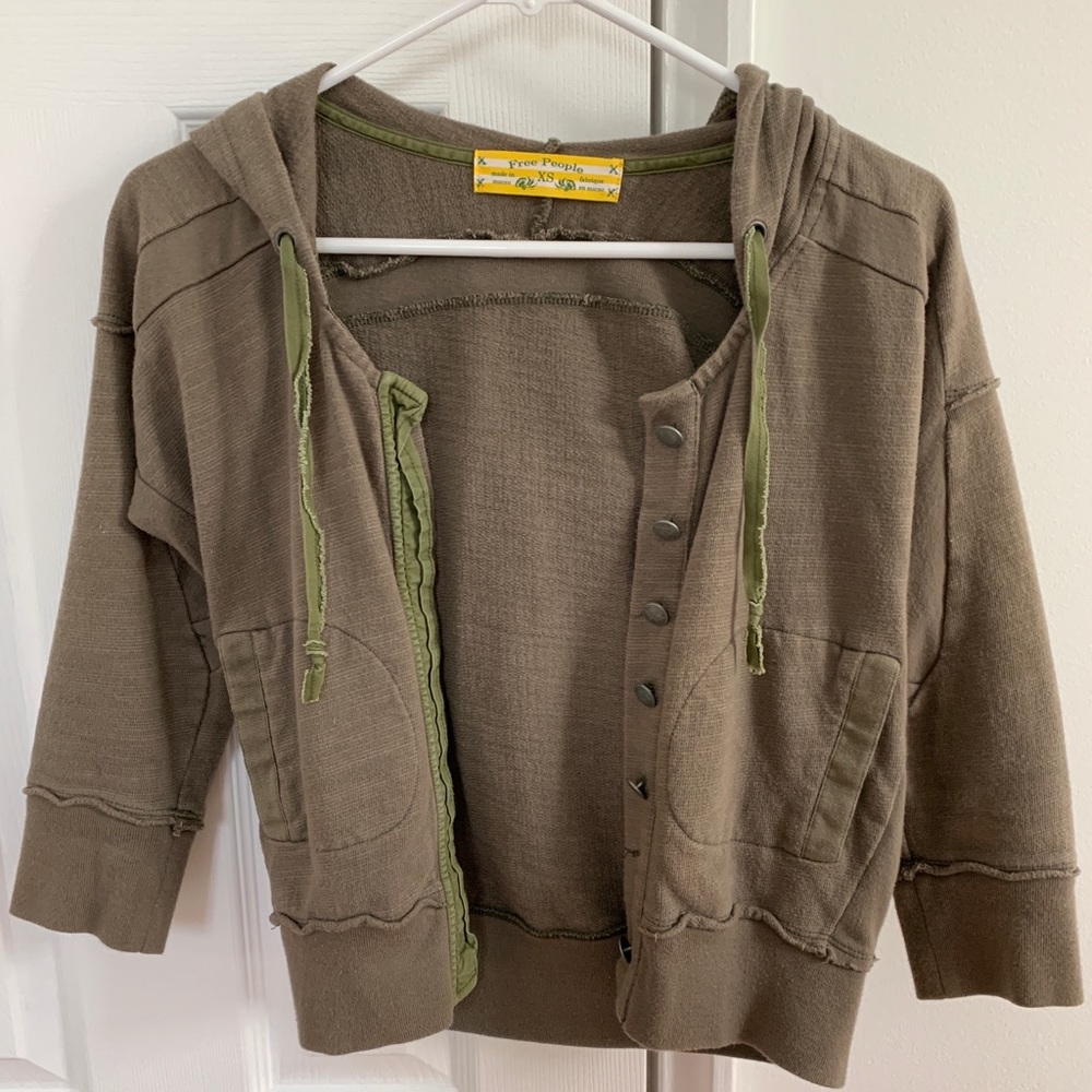 Free People XS in olive green